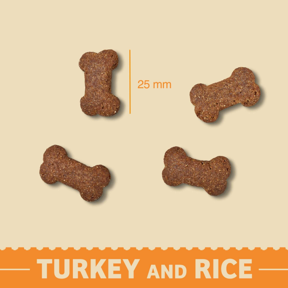 Minijacks Dog Treats Turkey & Rice Hypoallergenic