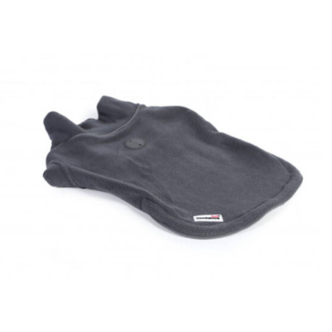 Doodlebone Fleecy Dog Jacket Smoke Grey - Size 5-7