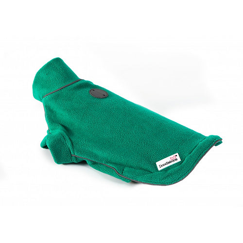 Doodlebone Fleecy Dog Jacket Pine - Size 3-5