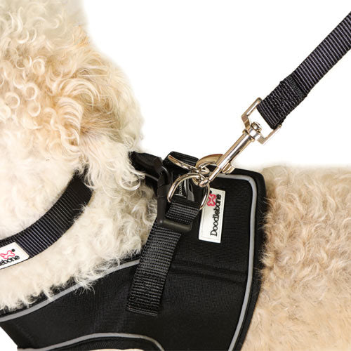 Doodlebone Snappy Harness Pink Stripe - Size 1-2