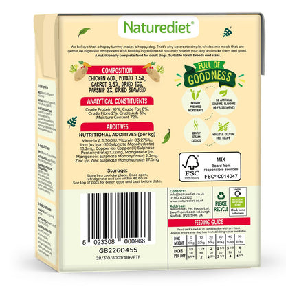 Nature Diet Feel Good Chicken with Root Veggies Grain Free Dog Food