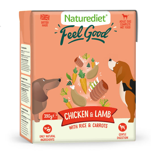 Nature Diet Feel Good Chicken and Lamb with Rice and Carrots