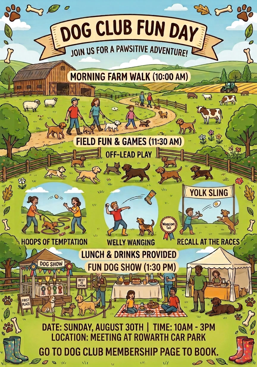 Dog Club Fun Day - Sunday 30th August 2026