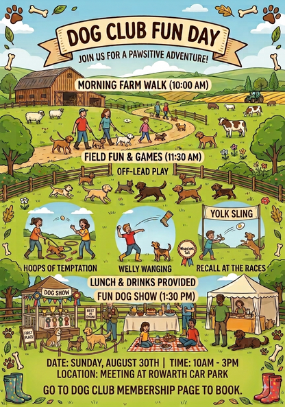 Dog Club Fun Day - Sunday 30th August 2026