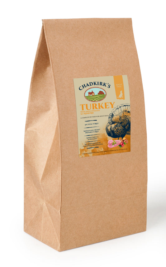 Chadkirk's Own (2kg) Adult Grain Free Turkey with Sweet Potato and Cranberry