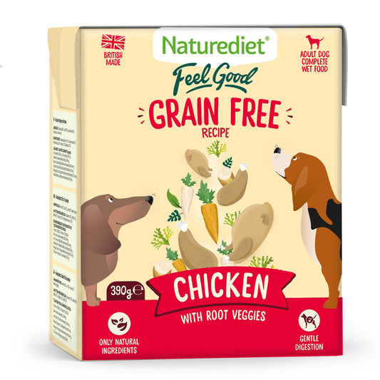 Nature Diet Feel Good Chicken with Root Veggies Grain Free Dog Food