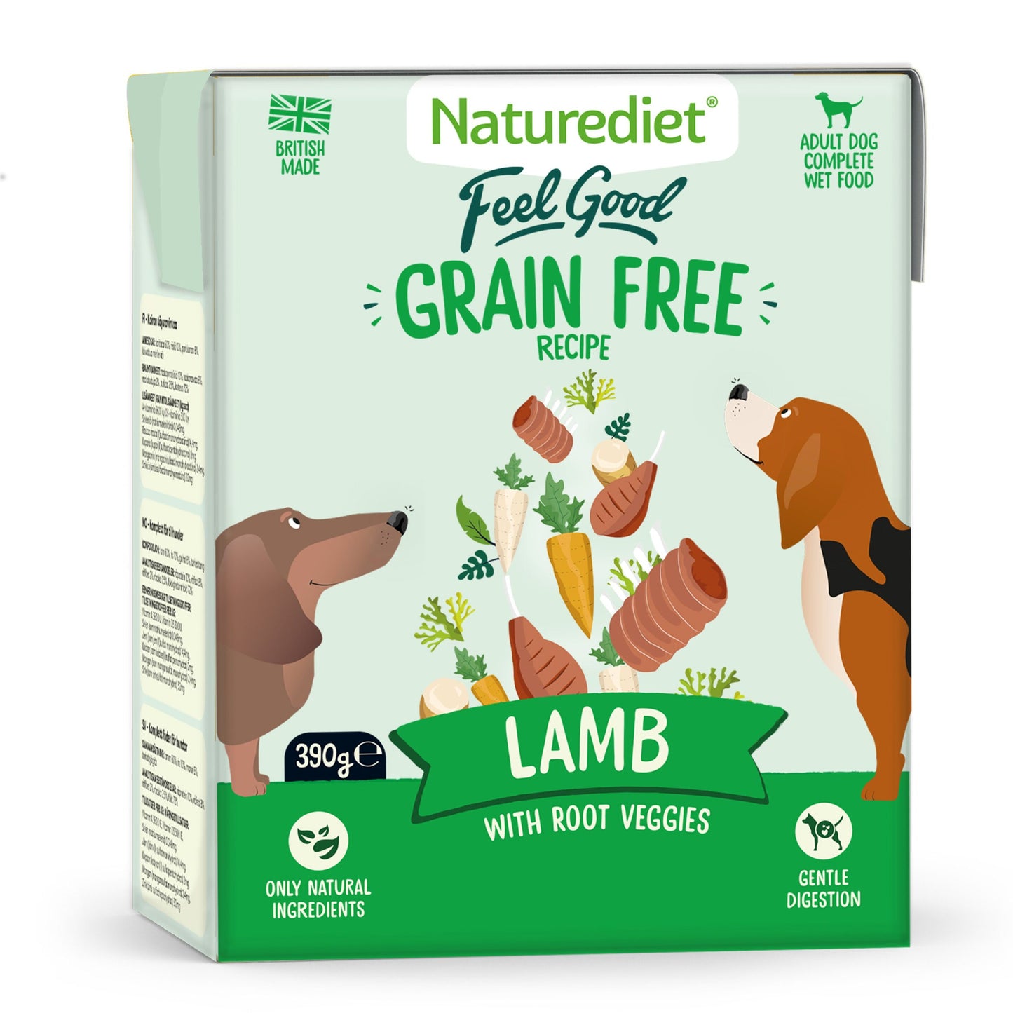 Nature Diet Feel Good Lamb with Root Veggies Grain Free Dog Food