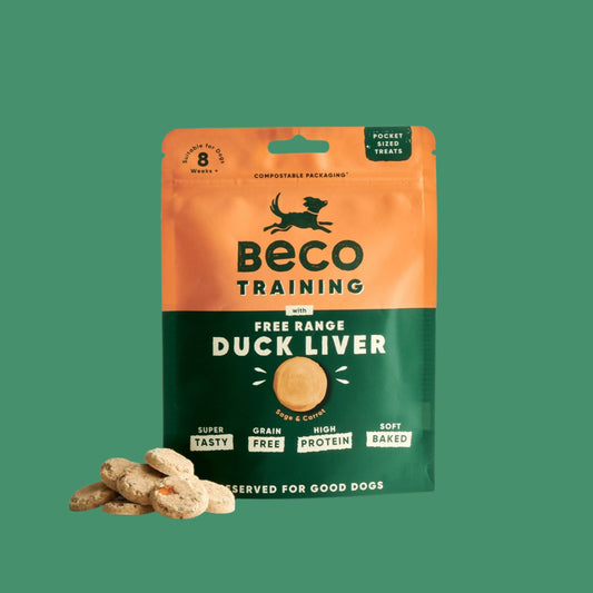 Beco Training Treats Duck Liver with Sage and Carrot