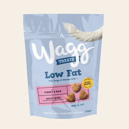 Wagg Low Fat Meaty Bites with Turkey & Rice