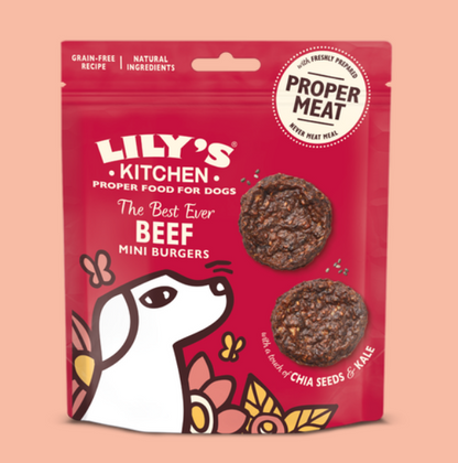 Lily's Kitchen The Best Ever Beef Mini Burgers