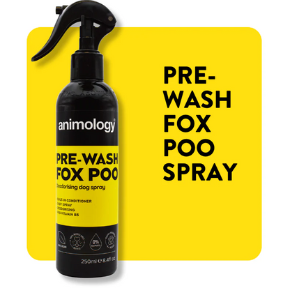 Animology Pre-wash Fox Poo Deodorising Dog Spray