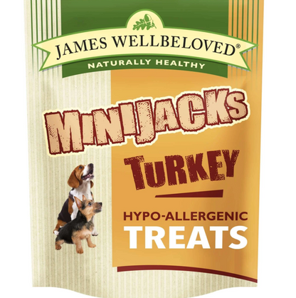 Minijacks Dog Treats Turkey & Rice Hypoallergenic