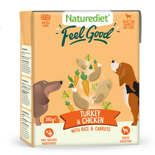 Nature Diet Feel Good Turkey and Chicken with Rice and Carrots