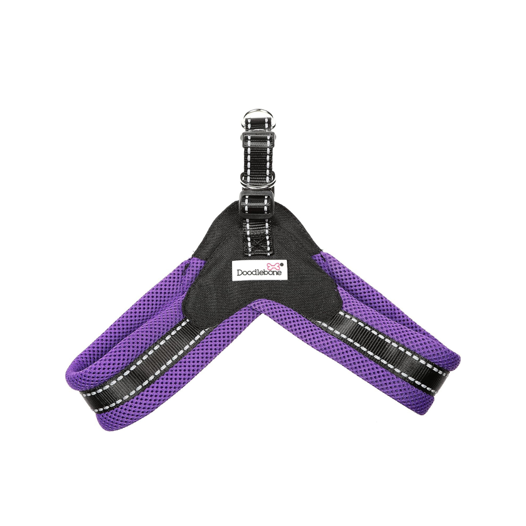 Doodlebone Boomerang Harness Purple - Size XS