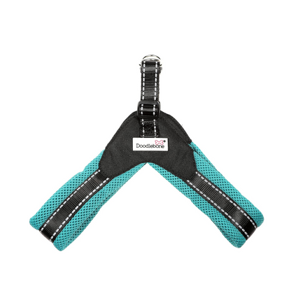 Doodlebone Boomerang Harness Cyan - Size S