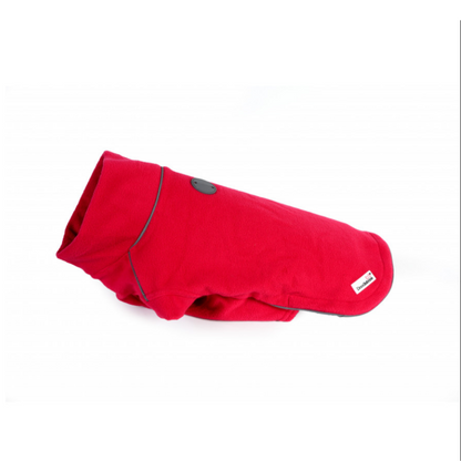 Doodlebone Fleecy Dog Jacket Punch Red - Size 1-3