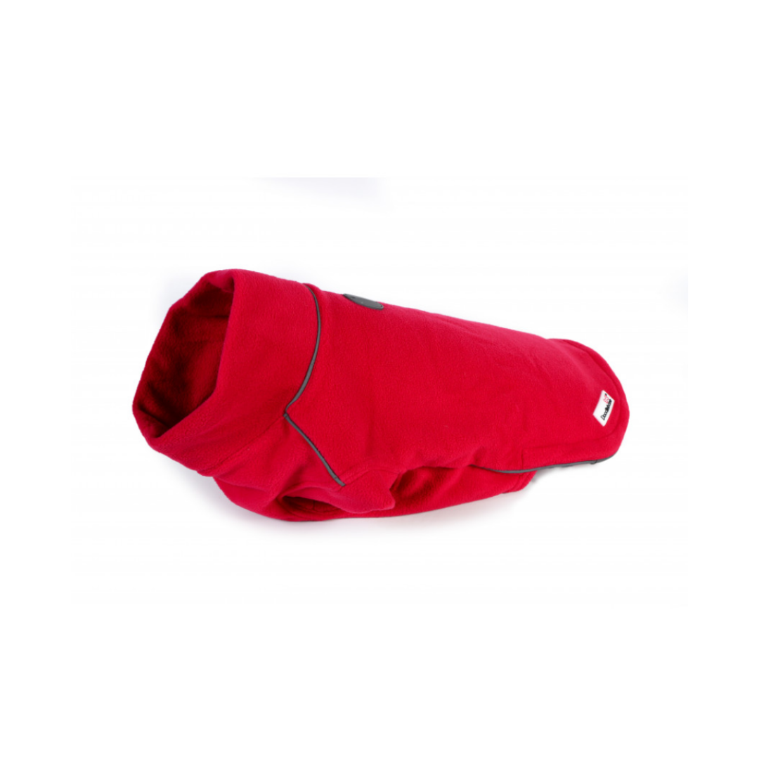 Doodlebone Fleecy Dog Jacket Punch Red - Size 1-3