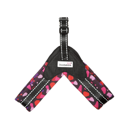 Doodlebone Boomerang Harness Pink Confetti - Size 3