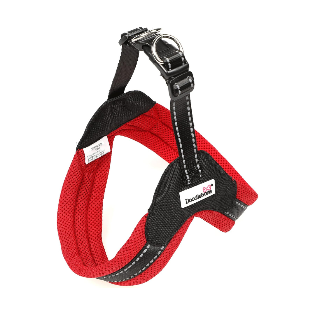 Doodlebone Boomerang Harness Red - Size 4-5