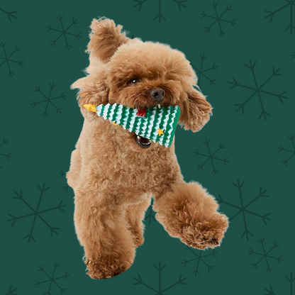 Squeaky Christmas Tree Vinyl Dog Toy Gift