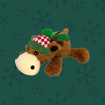 KONG Holiday Cozie Reindeer Dog Toy