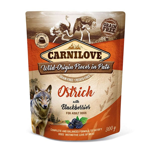 Carnilove Ostrich with Blackberry Adult Wet Dog Food