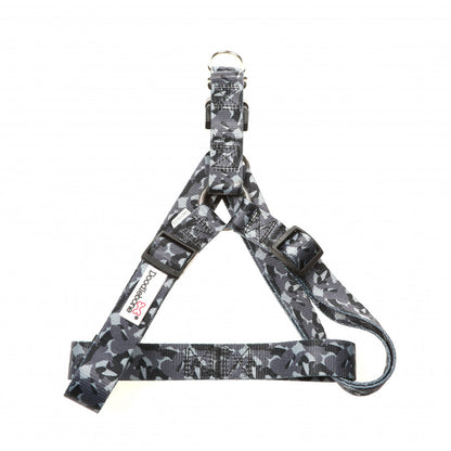 Doodlebone Originals Pattern Harness Charcoal Camo - Size 5-8